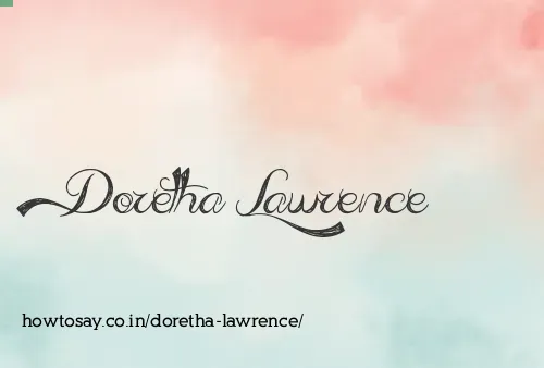 Doretha Lawrence
