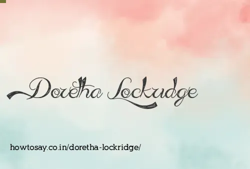 Doretha Lockridge