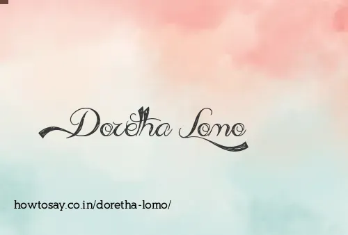 Doretha Lomo