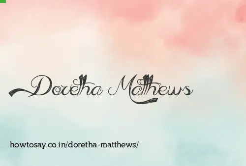 Doretha Matthews