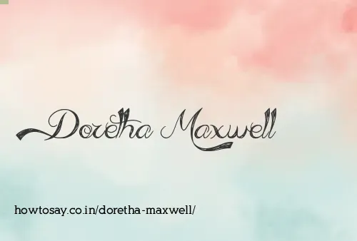 Doretha Maxwell