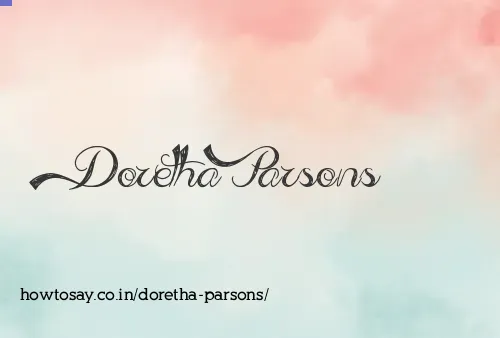 Doretha Parsons
