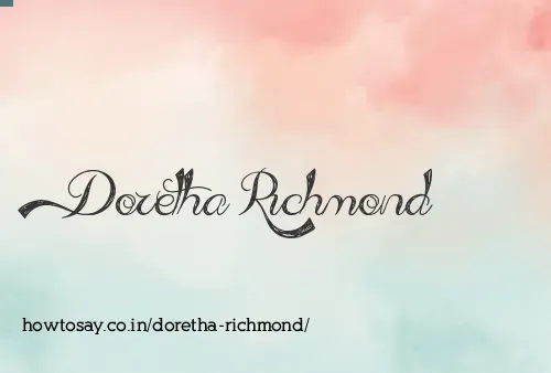 Doretha Richmond