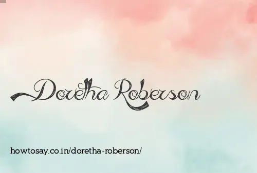 Doretha Roberson