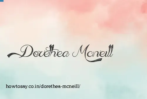 Dorethea Mcneill