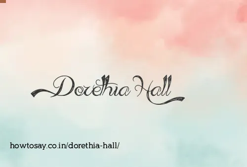 Dorethia Hall