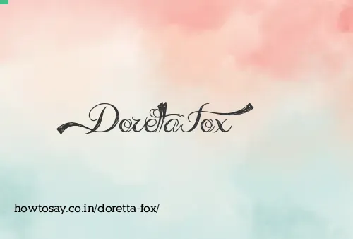 Doretta Fox