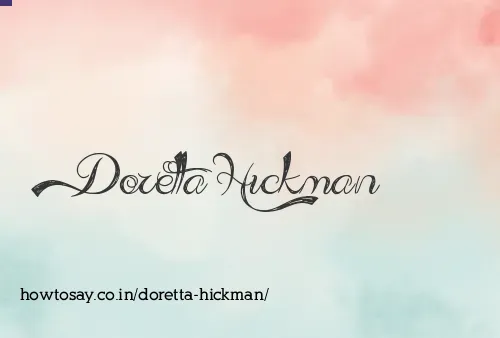 Doretta Hickman