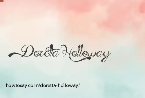 Doretta Holloway