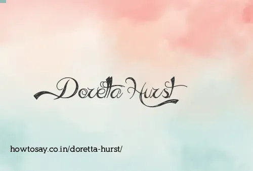 Doretta Hurst