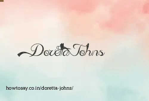 Doretta Johns