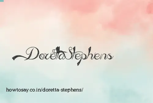 Doretta Stephens