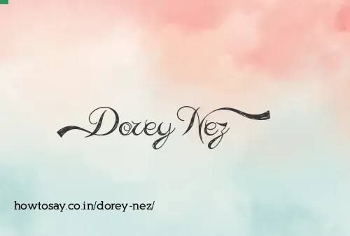 Dorey Nez