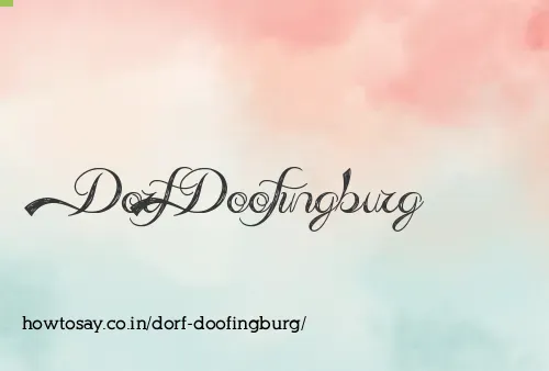 Dorf Doofingburg