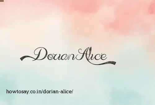 Dorian Alice