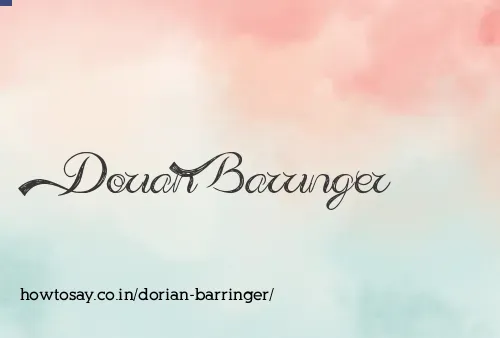 Dorian Barringer