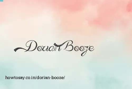 Dorian Booze
