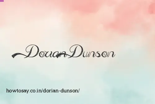 Dorian Dunson