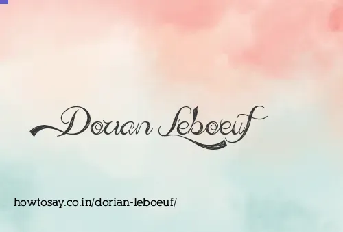 Dorian Leboeuf