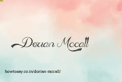 Dorian Mccall