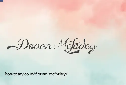 Dorian Mcfarley