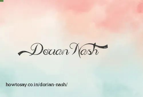 Dorian Nash