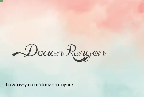 Dorian Runyon