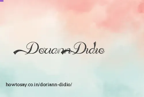 Doriann Didio