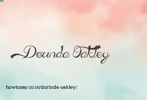 Dorinda Oakley