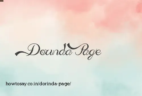 Dorinda Page