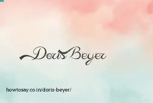 Doris Beyer