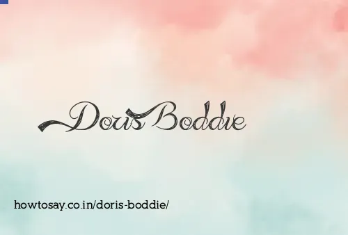 Doris Boddie