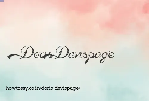 Doris Davispage