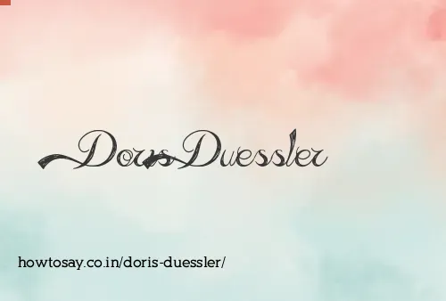 Doris Duessler