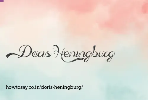 Doris Heningburg