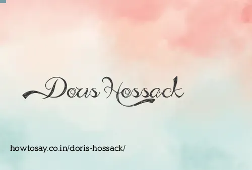 Doris Hossack
