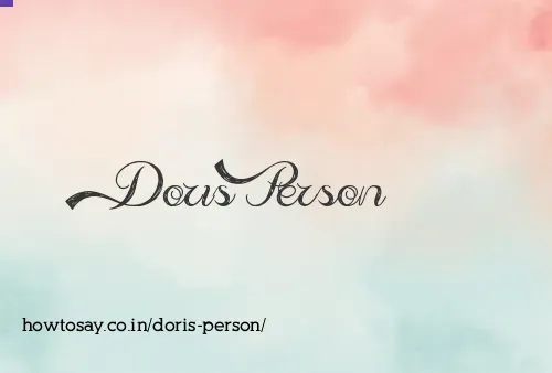 Doris Person