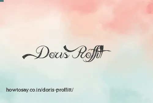 Doris Proffitt