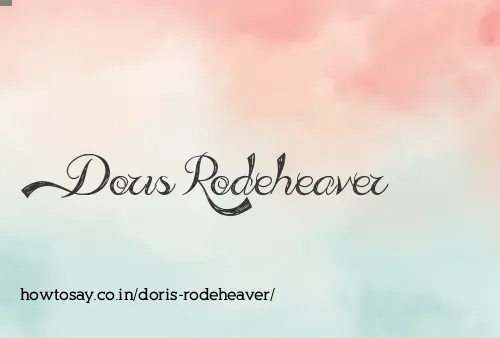Doris Rodeheaver