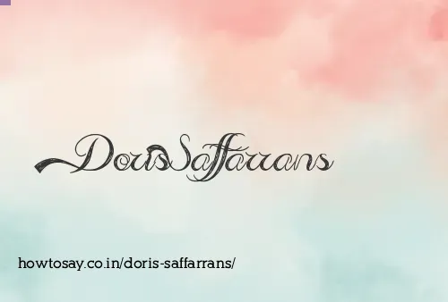 Doris Saffarrans