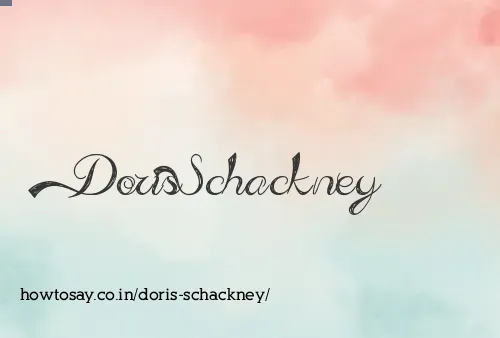 Doris Schackney