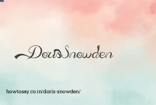 Doris Snowden