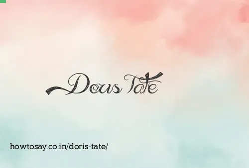 Doris Tate