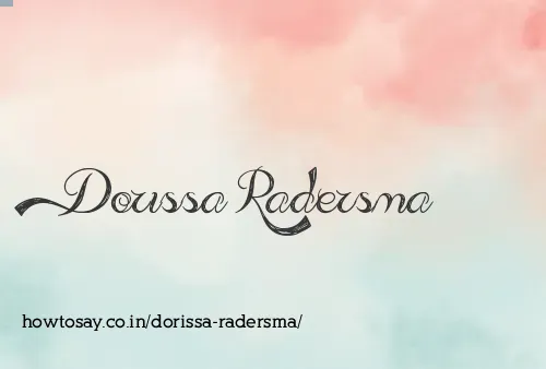 Dorissa Radersma