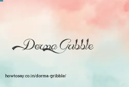 Dorma Gribble