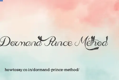 Dormand Prince Method