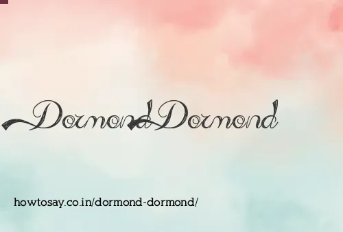 Dormond Dormond
