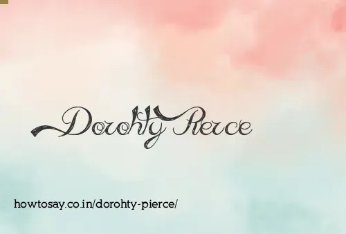 Dorohty Pierce
