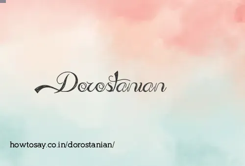 Dorostanian