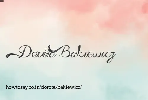 Dorota Bakiewicz